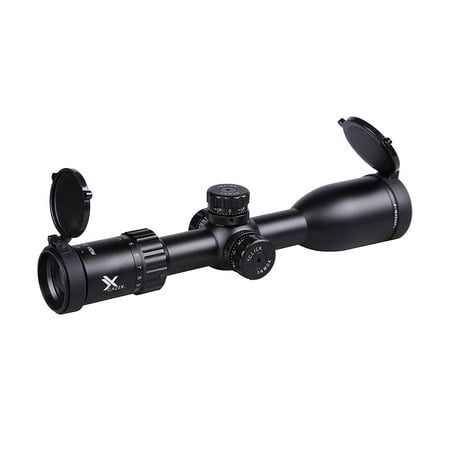 Xgazer Optics Point View 4-16x50 Rifle Scope, Fast Focus Eyepiece & Accurate W/E Adjustment | Compact & Short, Lockable W/E Turrets, 1-Piece Tube, Side Parallax Adjustment, Duplex (Best Deals On Hunting Rifles)