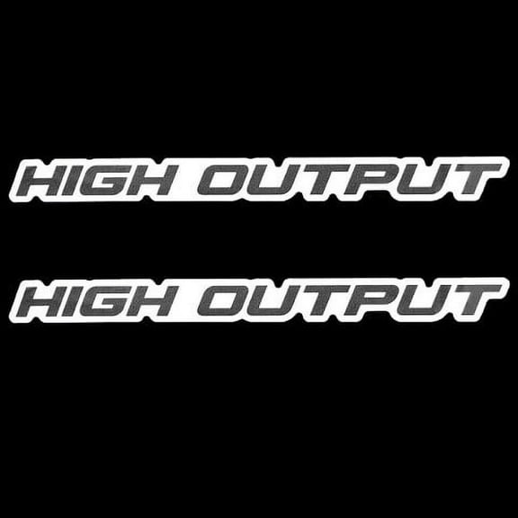 Sea-Doo Boat Decal Stickers | High Output Charcoal White (Pair)