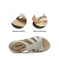 thumbnail image 4 of DREAM PAIRS Flat Sandals for Women Comfortable Elastic Strap Walking Sandals Rhinestone Open Toe Casual Sandals, 4 of 4