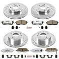 thumbnail image 3 of PowerStop Front and Rear Z26 Street Warrior Carbon-Fiber Ceramic Brake Pad and Drilled and Slotted Rotor Kit Fits: INFINITI NISSAN Select Models K2710-26, 3 of 9