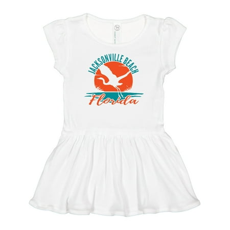 

Inktastic Jacksonville Beach Florida Vacation Trip Girls Baby Dress