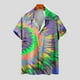 thumbnail image 5 of Camisas de Manga Larga para Hombres Blusa Cómoda de Cuello de Impresión, Camisa Casual de Poliéster para Uso Diario, de Fiesta Y de Primavera de Verano, 5 of 5
