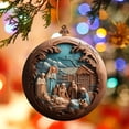 thumbnail image 4 of Adornos navideños de Pascua para el pesebre, decoración para colgar en el árbol de Navidad, recuerdo del nacimiento de Jesús, regalos cristianos para familiares y amigos., 4 of 5
