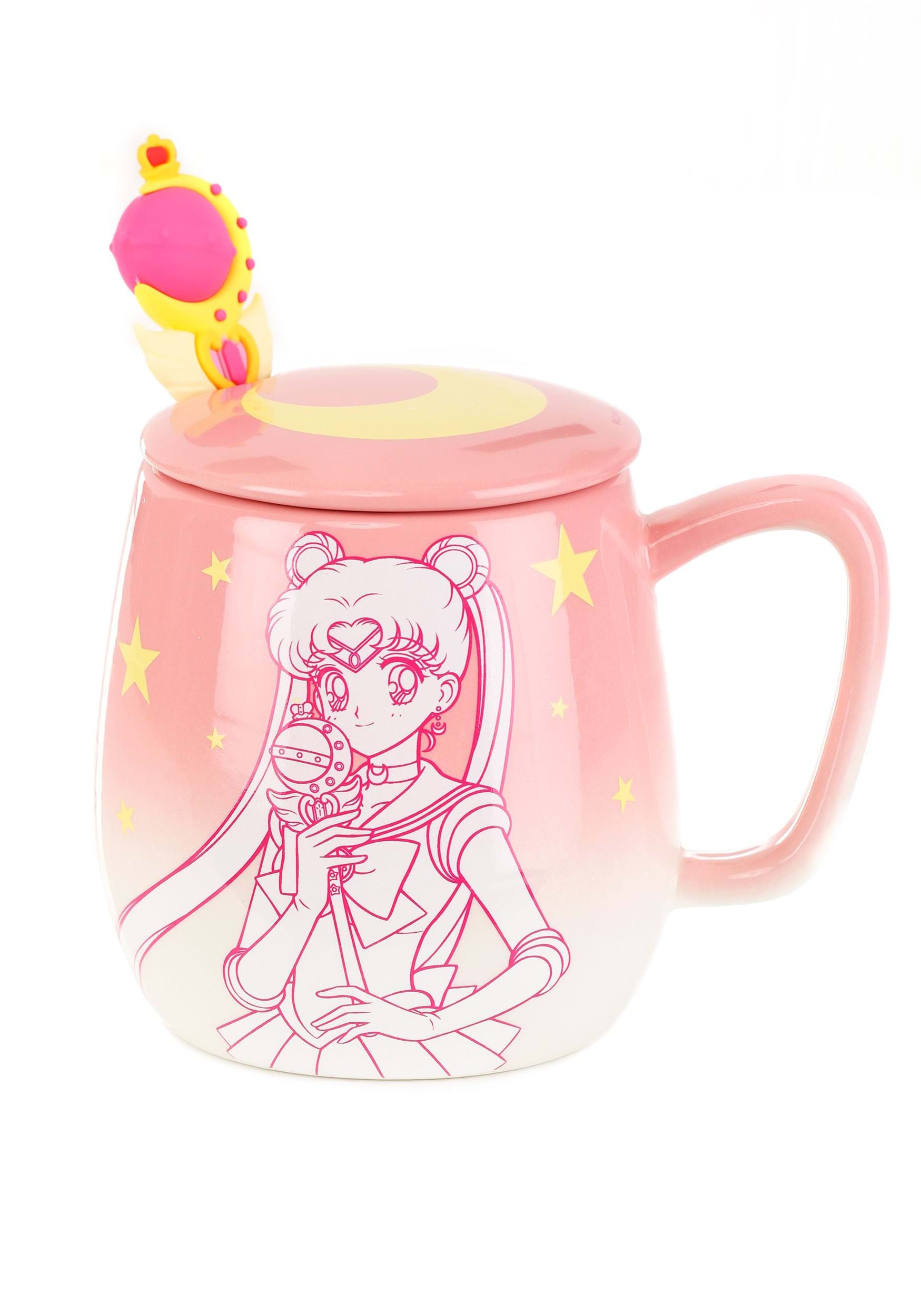 Sailor Moon 16oz Ombre Mug with Molded Spoon - Walmart.com