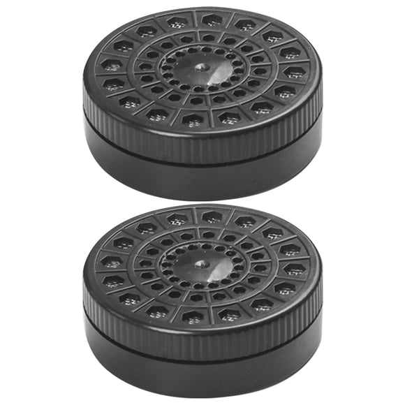 Humidificador para puros (2 unidades): humidificador para caja de puros, dispositivo humidificador redondo pequeño con solución humectante para caja de puros.