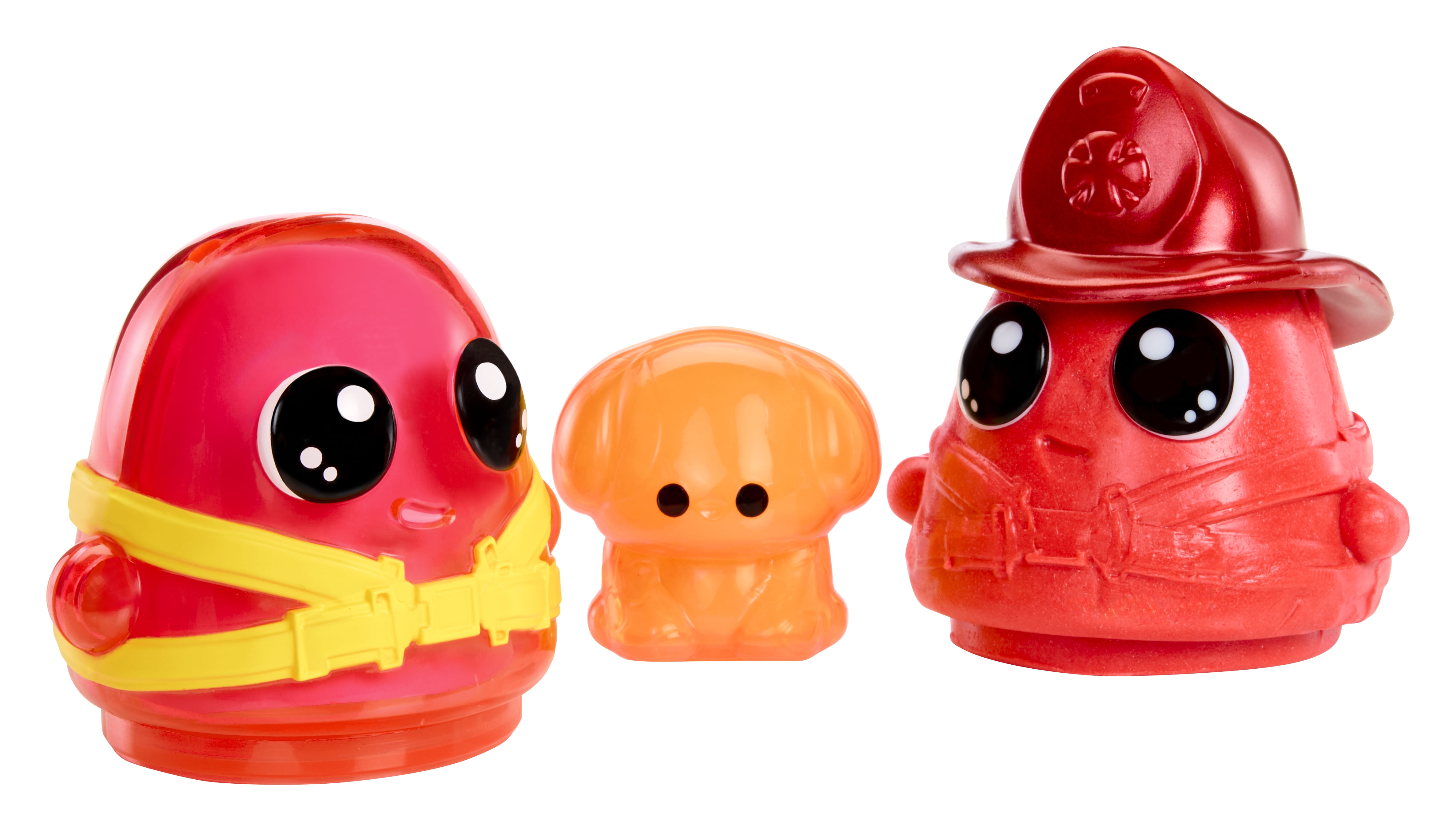 DohKins Fire Truck & Firefighter - Scented Dough that Never Dries, DIY Kids Gift, Ages 3+
