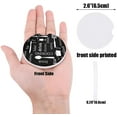 thumbnail image 2 of RYLABLUE Kitchen Text Knife and Fork Black Set of 2 Car Coaster for Drinks, Absorbent Ceramic Stone Coasters Cup Mat with Cork Base for Home Kitchen Room Coffee Table Bar Decor, 2 of 5