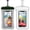 Black+White, variant on Waterproof Phone Pouch, Universal IPX8 Floating Waterproof Cell Phone Case Dry Bag, Compatible with Most Cell Phone on Market, Waterproof Phone Protector for Beach Swimming