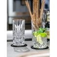 thumbnail image 2 of Nachtmann Noblesse Gold Collection Crystal Long Drink Glasses, Set of 2, Gold Rimmed, Crystal Cut Design Glass, For Cocktails or Any Beverages, 6 Inch, 12.7 Ounces, 2 of 7
