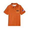 thumbnail image 6 of CCRFTGI 250 Anniversary USA Flag Polo Shirts for Kids Girls Boys Size 10-12 School Uniform Independence Day Shirts 1776-2026 Pique Collared Polos Short Sleeve Summer Tops Orange 3-4 Years, 6 of 7