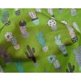 thumbnail image 5 of oneOone Silk Tabby Green Fabric Cactus Dress Material Fabric Print Fabric By The Yard 42 Inch Wide-4G, 5 of 6