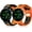 BlackOrange+OrangeBlack, variant on 2-Pack Sport Bands Compatible with Google Pixel Watch 3 45mm Band, Soft Loop Silicone Wristbands Waterproof Replacement Strap for Pixel Watch 3 for Men