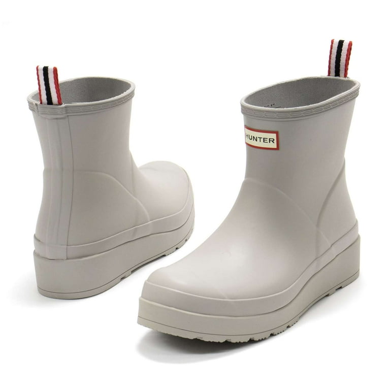 靴 Hunter Boots Hunter Women's Original Short Play Boots, Zinc,6 M US