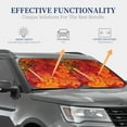 thumbnail image 4 of Balery 2 Piece Autumn Leaf Car Windshield Sun Shade|Foldable Front Windshield Shade for Car Front Window for Most Sedans SUV Truck-Small, 4 of 7
