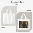 thumbnail image 2 of Yiaed Forest Creek Cute Dog Print Fluffy Shoulder Bag Plush Bags Women Ladies Tote Bag Fluffy White Furry Purse Handbag for Autumn and Winter, 2 of 7
