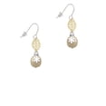 thumbnail image 4 of Delight Jewelry Goldtone Ornament with White Snowflake Goldtone Leaf French Earrings, 4 of 4