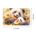 thumbnail image 5 of cute panda sunflower Front Door Mat, Indoor Mats for Bedroom Bathroom Kitchen, Floor Mat Non-Slip, Soft Carpet Floor Cover Machine Washable Entryway Mat - 20x31.5in, 5 of 5