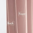 thumbnail image 6 of Baby Pink Velvet Curtains 90 inches - Luxury Blackout Curtains for Bedroom Living Room Thermal Insulated Super Soft Window Drapes Rod Pocket & Back Tab, W52 x L90 inches, 2 Panels, 6 of 7