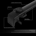 thumbnail image 4 of DNA MOTORING ROOFR-W-004 Pair Aluminum Roof Rack Rail Cross Bars Compatible with 17-22 Jeep Compass MP,Black, 4 of 4