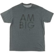 AMBIG Men's White Lines Logo Screen Tee