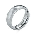 thumbnail image 4 of Bling Jewelry Mens Titanium Wedding Band Prism Cut Titanium Ring Comfort Fit, 4 of 4