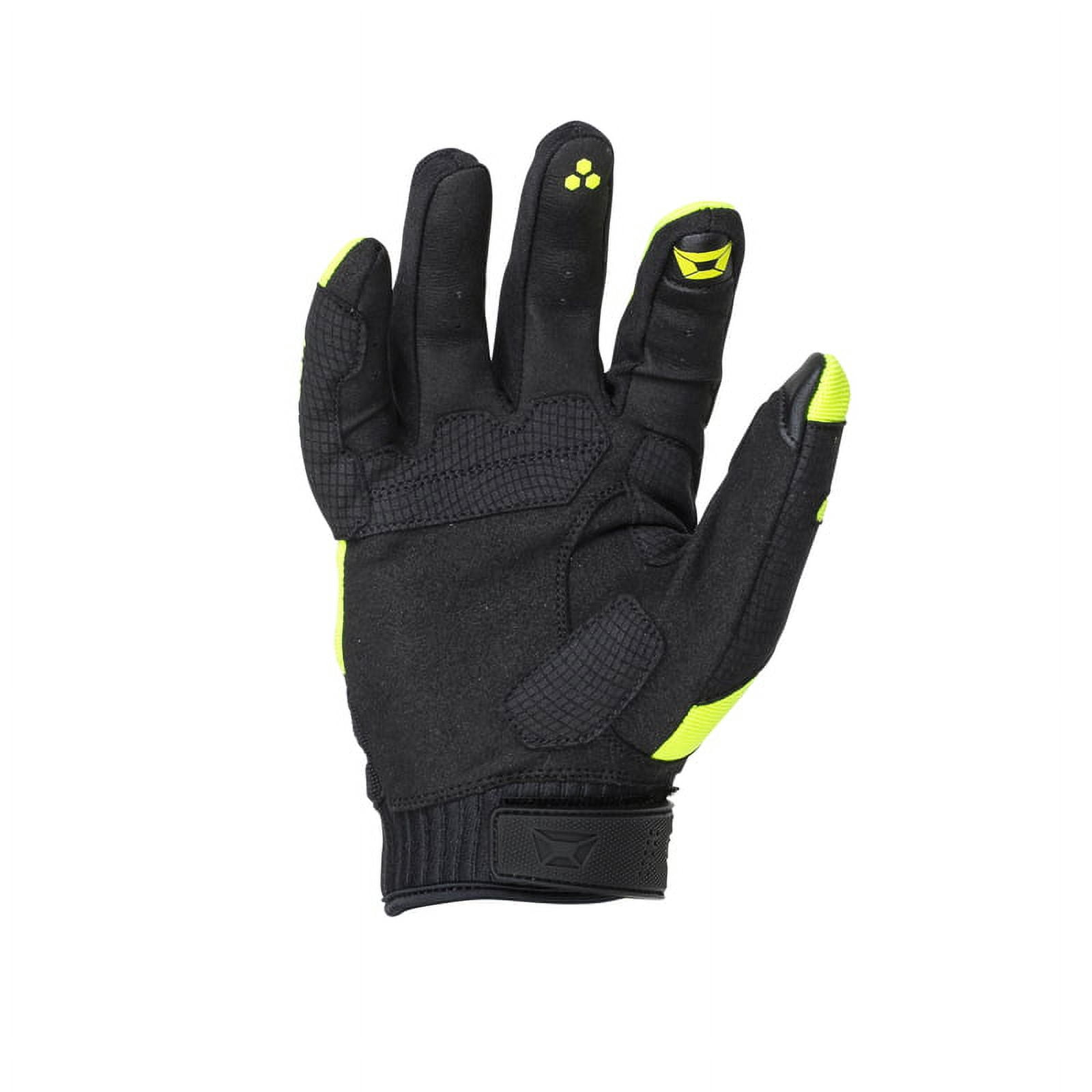 Cortech Aero-Tec Mens Textile Motorcycle Gloves Hi-Viz MD