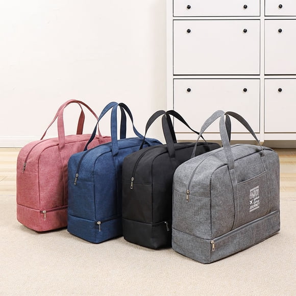 Travel Duffel Bag for Women - Waterproof Gym Bag with Wet/Dry Compartment for Sports, Workout & Weekend Trips
