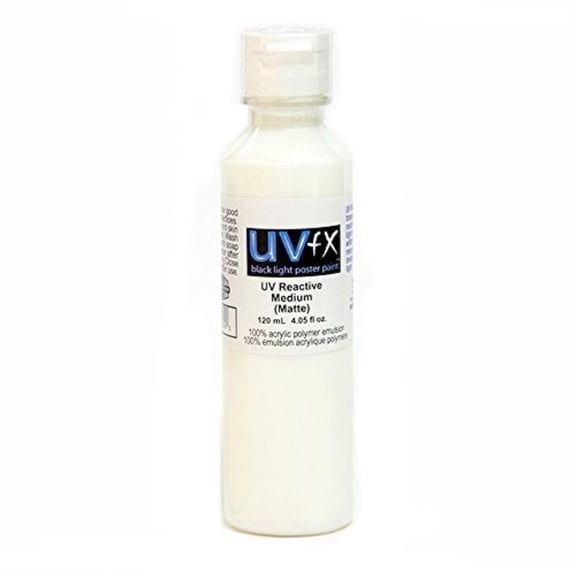 Tri-Art UV FX Medium - UV Reactive Medium - Matte, 120 ml Bottle