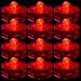 thumbnail image 5 of JYtrend Submersible Led Lights, Waterproof Tea Lights for Centerpieces, Wedding , Birthday, Party (12 Pieces, Red), 5 of 6