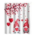 thumbnail image 2 of Shower Curtain,Valentine's Day Shower Curtains For Bathroom Valentines Lovers Couples Decors Love Hearts Holiday Bathroom Shower Curtains Happy Valentines Day Bathroom, 2 of 8
