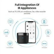 BroadLink Smart IR Remote Control Hub(2.4 Ghz WIFI Only)-WiFi IR Blaster for Smart Home Automation, TV Remote, Compatible with Google Assistant, IFTTT (RM4 mini)