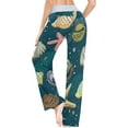 thumbnail image 5 of FREEAMG Women Pajama Pants Lounge Pants Long Stretch Comfy Sleepwear Sea Shell, 5 of 7