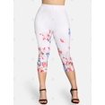 thumbnail image 2 of Leggings Talla Extra Estampado Rosa Curvo Mariposa Rosegal Leggings de talla grande, 2 of 5