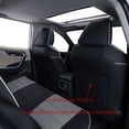 thumbnail image 3 of EKR Custom Fit Legacy Car Seat Covers for Subaru Legacy, Premium,Sport,Limited,Limited XT,Touring XT, 2020 2021 2022 2023-Breathable Leatherette Auto Seat Covers(Full Set,Black/Gray), 3 of 6