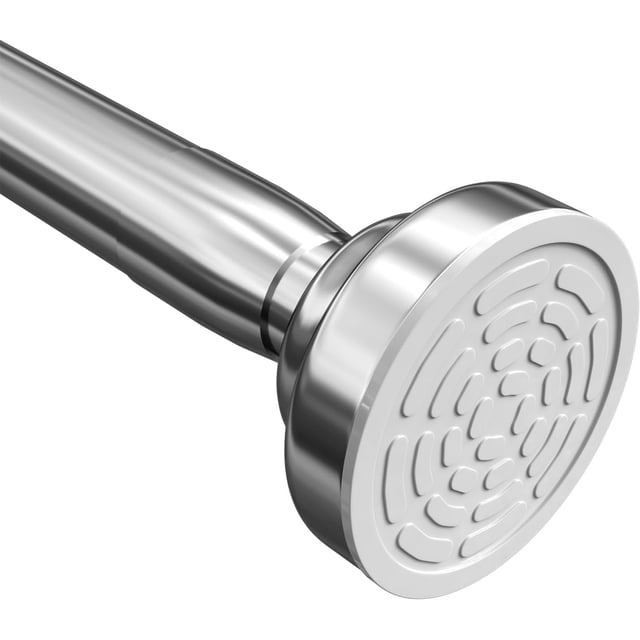Tringle de Rideau de Douche, Tringle à Rideau à Tension à Ressort Réglable de 1 Pouce de Diamètre, Tringle de Douche en Acier Inoxydable 304 pour Salle de Bain, Fenêtres, Ne Rouille Jamais Antidérapante (Acier Inoxydable, 50-86”)
