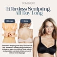 thumbnail image 5 of Dominique Marlena Seamless Shaping Bra #7500 – Full Figure Comfort Bra with Lift Assist Cups -Lingerie for Women, 5 of 6