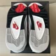 thumbnail image 3 of N I-K-E A i r-Jor-dan 4 Retro OG 2025 White Cement FV5029-100 Size 12 Men, 3 of 5