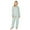 Mint Green, variant on Women's Sleepwear Flannel Long Sleeve Pajama Set (XX-Large, Mint Green Floral)