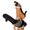 Black, variant on Women's Woven Block Heel Mules Open Toe Bohemian Slip On Sandals With Non Slip Outsole For Summer, Black