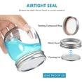 thumbnail image 4 of 9 Pack Wide Mouth Mason Jars 10 oz Glass Canning Jars with Airtight Lids and Bands for Preserving, Jam, Honey, Jelly, Wedding Favors, Shower Favors, Sauces, DIY Spice Jars, 4 of 8