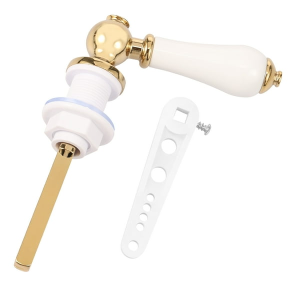 Toilet Tank Flush Lever Zinc Alloy Heavy Duty Towel Flush Handle Replacement Bathroom Accessories for Bathroom