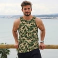 thumbnail image 6 of Logiee Camouflag Print Men's Workout Tank Top,Quick Dry Workout Tank Top,Gym Muscle Tee,Fitness Bodybuilding Sleeveless T Shirt-4X-Large, 6 of 7