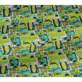 thumbnail image 6 of oneOone Viscose Jersey Yellow Fabric California Ocean Ride Dress Material Fabric Print Fabric By The Yard 60 Inch Wide, 6 of 7