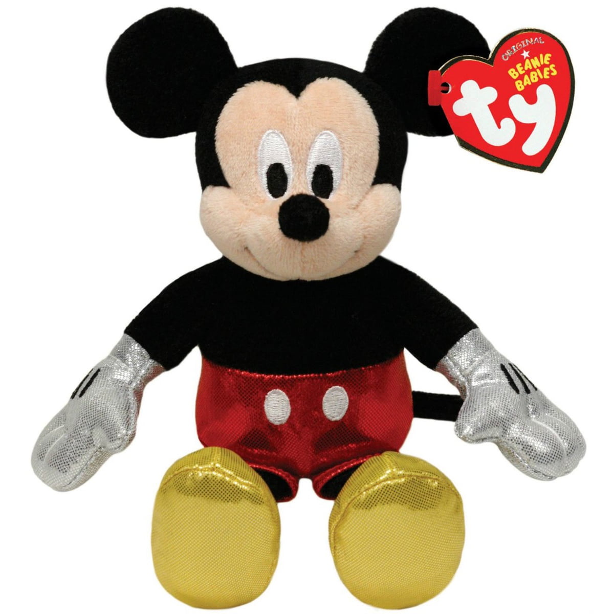 Ty Mickey Mouse Medium Plush Animal