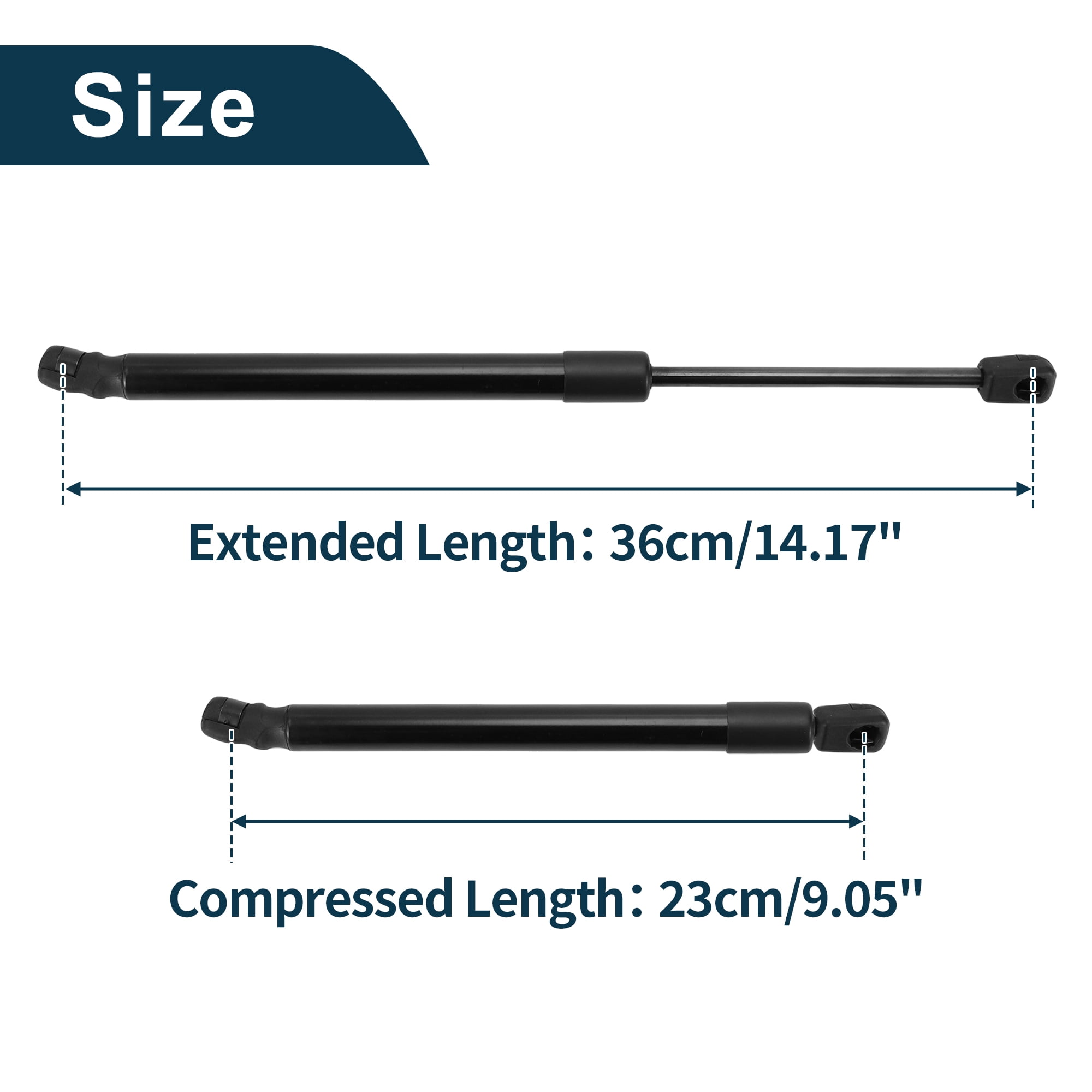 Unique Bargains 2Pcs Rear Hatch Lift Supports for Kia Picanto 2011-2015 No.817701Y010