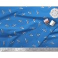 thumbnail image 2 of Soimoi Polyester Crepe Fabric Shoes Men Printed Craft Fabric by The Yard 42 Inch Wide, 2 of 3