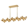 thumbnail image 6 of Fredrick Ramond Fr42455 Stitch 42" Wide Led Abstract Chandelier - Black, 6 of 7