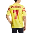 thumbnail image 2 of Game of Thrones House Lannister Men's Yellow Athletic Football Jersey, Large, 2 of 2