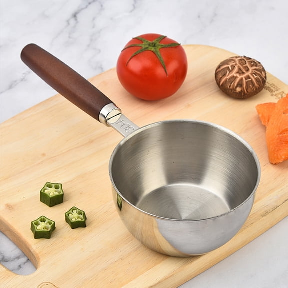ETHZZLE Stainless Steel Saucepan, 1 Piece, 10.93 x 4.60 x 2.32 Inches, Cooking Pot for Kitchen Use