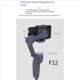 thumbnail image 2 of F12 CardáN de Mano de 3 Ejes Estabilizador para TeléFono Inteligente Selfie para TeléFono Vlog GrabacióN de Video AntivibracióN, 2 of 9